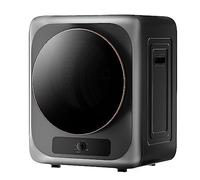 VCJ Séchoir portable pour appartement, séchoir à linge compact avec baignoire en acier inoxydable, 4 modes adaptés pour appartements, dortoirs, camping-cars (gris)