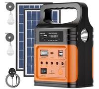 Vclpower Station d'alimentation CC 20 000 mAh avec panneaux solaires, sortie 12 V/9 V de type C, station d'alimentation portable à charge rapide pour la maison, les urgences, le camping en plein air
