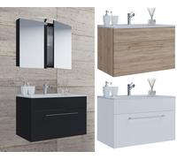 Vcm 3-Pièces Lavabo Meuble De Salle De Bains Ensemble Lavabo Badinos Tiroir Sc 3-Pièces Lavabo Meuble De Salle De Bains Ensemble Lavabo Badinos Tiroir Sc