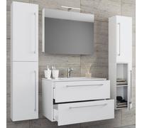 Vcm 5-Pièces Lavabo Meuble De Salle De Bains Ensemble Lavabo Badinos Tiroir Sc 5-Pièces Lavabo Meuble De Salle De Bains Ensemble Lavabo Badinos Tiroir Sc