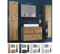 Vcm 5-Pièces Lavabo Meuble De Salle De Bains Ensemble Lavabo Lendas Xl Tiroir 5-Pièces Lavabo Meuble De Salle De Bains Ensemble Lavabo Lendas Xl Tiroir