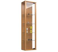 VCM 911787 Stano Vitrine sans Éclairage LED Bois/Verre Hêtre 115 x 33 x 18 cm