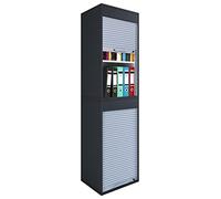 VCM Aktos XL Armoire de bureau avec volet roulant Dimensions : env. 186 x 50 x 40 cm (H x l x P)
