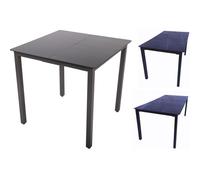 Vcm Aluminium Verre Table De Jardin Table De Balcon Table De Camping Meubles De Jardin Ma Aluminium Verre Table De Jardin Table De Balcon Table De Camping Meubles De Jardin Ma Noir