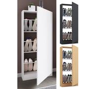VCM Armoire à chaussures en bois Commode à chaussures Étagère à chaussures Fulisa L Armoire à chaussures en bois Commode à chaussures Étagère à chaussures Fulisa L Gris