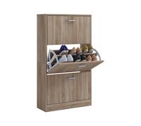 VCM Armoire à chaussures Sipos (L, aspect bois)