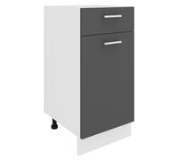 VCM Armoire de Cuisine Largeur 40 cm Tiroir Armoire Basse Cuisine Meubles de Cuisine Esilo Armoire de Cuisine Largeur 40 cm Tiroir Armoire Basse Cuisine Meubles de Cuisine Esilo Blanc/Anthracite