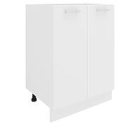 VCM Armoire de cuisine Largeur 60 cm Portes battantes Meuble bas de cuisine Esilo Armoire de cuisine Largeur 60 cm Portes battantes Meuble bas de cuisine Esilo Blanc