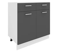 Vcm Armoire De Cuisine Largeur 80 Cm Tiroir Meuble Bas Cuisine Esilo Armoire De Cuisine Largeur 80 Cm Tiroir Meuble Bas Cuisine Esilo