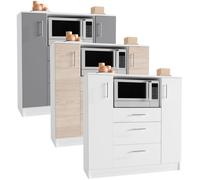 VCM Armoire de cuisine Tiroir Meuble bas Cuisine Meuble de cuisine Micro-ondes Esilo Armoire de cuisine Tiroir Meuble bas Cuisine Meuble de cuisine Micro-ondes Esilo Multicolore