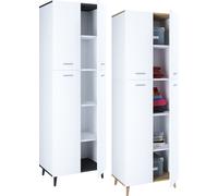 VCM Armoire d'entrée en bois Armoire polyvalente Armoire à usage général Lindas Armoire d'entrée en bois Armoire polyvalente Armoire à usage général Lindas Multicolore