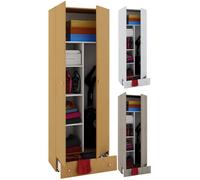 VCM armoire rangement garage, armoire a balai exterieur, armoire a balai interieur, armoire balai exterieur