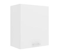 VCM Armoire Suspendue 1 Porte en Bois Blanc Taille Unique