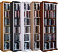 VCM Bois CD DVD Stand Étagère Armoire Rangement Étagère sur pied Support Classic Porte en verre Bois CD DVD Stand Étagère Armoire Rangement Étagère sur pied Support Classic Porte en verre Noir