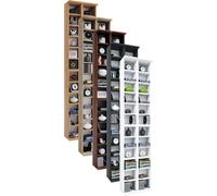 VCM Bois CD DVD Stand Étagère Rangement Étagère sur pied Support Almera Bois CD DVD Stand Étagère Rangement Étagère sur pied Support Almera Gris