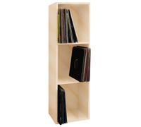 Vcm Bois Disques Vinyles Lp Stand Étagère D'archivage Support De Rangement Platto 3 Compartiments Bois Disques Vinyles Lp Stand Étagère D'archivage Support De Rangement Platto 3 Compartiments