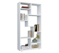 VCM bois Étagère sur pied Étagère à livres Étagère à médias Rangement Séparation de pièce Étagère déco Lanisa M