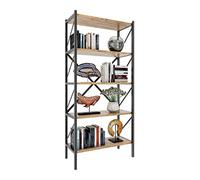 Vcm Bois Métal Rangement Étagère Sur Pied Bibliothèque Déco Livres Étagère Sur Pied Insasi 5 Bois Métal Rangement Étagère Sur Pied Bibliothèque Déco Livres Étagère Sur Pied Insasi 5