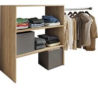 VCM Bois Penderie Ouverte Dressing Étagère de Toit pentue Dacho LL Bois Penderie Ouverte Dressing Étagère de Toit pentue Dacho LL Chêne Sonoma
