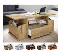 VCM Bois Table basse Table de salon Table de salon Tiroir Junata Bois Table basse Table de salon Table de salon Tiroir Junata Brun