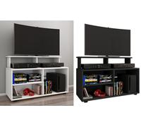 VCM Bois TV Lowboard Armoire TV Console Table TV Verre TV Balansia Bois TV Lowboard Armoire TV Console Table TV Verre TV Balansia Noir