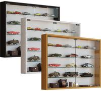 VCM Bois verre suspendu vitrine murale collectionneur vitrine Mandosa L Bois verre suspendu vitrine murale collectionneur vitrine Mandosa L Noir