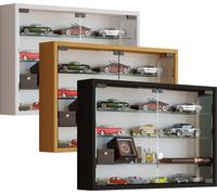 VCM Bois Verre Suspendu vitrine Murale collectionneur vitrine Mandosa M Bois Verre Suspendu vitrine Murale collectionneur vitrine Mandosa M Blanc