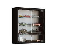 VCM Bois Verre Suspendu vitrine Murale collectionneur vitrine Mandosa S Bois Verre Suspendu vitrine Murale collectionneur vitrine Mandosa S Noir