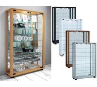 VCM Bois Verre vitrine collecteur Verre vitrine vitrine sur Pied Lumo Mini Miroir Bois Verre vitrine collecteur Verre vitrine vitrine sur Pied Lumo Mini Miroir Argent