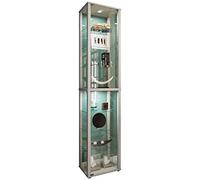 VCM Bois Verre vitrine de Collection vitrine de Verre vitrine Stand vitrine Kavisa XL Bois Verre vitrine de Collection vitrine de Verre vitrine Stand vitrine Kavisa XL Argent
