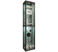 VCM Bois verre vitrine de collection vitrine de verre vitrine stand vitrine Kavisa XL Bois verre vitrine de collection vitrine de verre vitrine stand vitrine Kavisa XL Noir