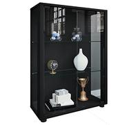 VCM Bois Verre vitrine de Collection vitrine en Verre vitrine Stand vitrine Sintalo Bois Verre vitrine de Collection vitrine en Verre vitrine Stand vitrine Sintalo Noir