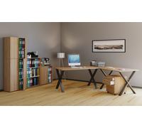 VCM Bureau d'angle Bureau informatique Table d'angle Lona 50 X Alu Noir Bureau d'angle Bureau informatique Table d'angle Lona 50 X Alu Noir