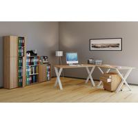 Vcm Bureau D'angle Bureau Informatique Table D'angle Lona 80 X Alu Blanc Bureau D'angle Bureau Informatique Table D'angle Lona 80 X Alu Blanc Blanc