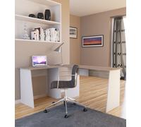 Vcm Bureau D'angle En Bois Bureau D'angle Bureau De Travail Table D'ordinateur Masola Bureau D'angle En Bois Bureau D'angle Bureau De Travail Table D'ordinateur Masola