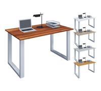 VCM Bureau en bois Table d'ordinateur Table de travail Meuble de bureau Lona U Blanc Bureau en bois Table d'ordinateur Table de travail Meuble de bureau Lona U Blanc
