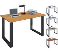 Vcm Bureau En Bois Table D'ordinateur Table De Travail Meuble De Bureau Lona U Sw Bureau En Bois Table D'ordinateur Table De Travail Meuble De Bureau Lona U Sw