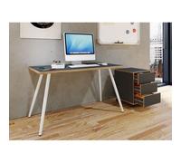 Vcm Bureau Table D'ordinateur Table De Bureau Skandanivic Retro Look Salia 110x80 Cm Bureau Table D'ordinateur Table De Bureau Skandanivic Retro Look Salia 110x80 Cm
