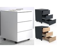 Vcm Caisson Roulant Caisson D'appoint Caisson De Bureau À Roulettes Dalosa 3 Tiroirs Caisson Roulant Caisson D'appoint Caisson De Bureau À Roulettes Dalosa 3 Tiroirs