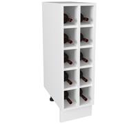 Vcm Casier À Vin Largeur 25 Cm Étagère Étagère De Cuisine Élément Bas Cuisine Esilo
