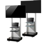 VCM Chariot TV sur pied Roulettes Chariot TV Support mobile Monte Visolo3 Chariot TV sur pied Roulettes Chariot TV Support mobile Monte Visolo3 Incolore