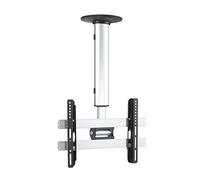 VCM cm Support de Plafond cm 3 Mini Support Plafond TV Presentation TV Support Murale, Aluminium, Argent, 50 x 42 x 19 cm