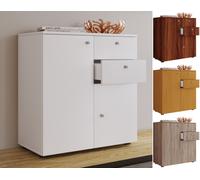 Vcm Commode En Bois Buffet Highboard Armoire Vandol 2 Tiroirs Portes Battantes Commode En Bois Buffet Highboard Armoire Vandol 2 Tiroirs Portes Battantes