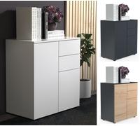 Vcm Commode En Bois Sideboard Highboard Armoire Dalosa 2 Tiroirs Portes Battantes Commode En Bois Sideboard Highboard Armoire Dalosa 2 Tiroirs Portes Battantes