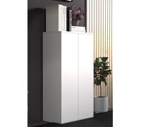 VCM Commode en bois Sideboard Highboard Buffet Armoire Dalosa 3 portes battantes Commode en bois Sideboard Highboard Buffet Armoire Dalosa 3 portes battantes Blanc