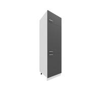 VCM Cuisine style moderne Esilo (Armoire haute, blanc/anthracite)