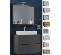 Vcm Ensemble De Meubles De Salle De Bains 3-Pièces Lavabo Lendas M Tiroir Ensemble De Meubles De Salle De Bains 3-Pièces Lavabo Lendas M Tiroir