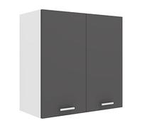 VCM Esilo Armoire de Cuisine Suspendue - Dimensions : Environ 60 x 60 x 31 cm (H x l x P) - Armoire Suspendue avec Deux Compartiments - Meuble de Cuisine - Esilo