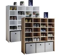 Vcm Étagère À Chaussures En Bois Étagère À Chaussures Commode À Chaussures Bottes 20 Compartiments Hinsol Xl