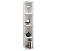 VCM Étagère d'angle en Bois Stand Rangement Étagère sur Pied Bibliothèque Déco Étagère Honsa Étagère d'angle en Bois Stand Rangement Étagère sur Pied Bibliothèque Déco Étagère Honsa Blanc